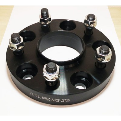 PCD change adapter from 5x127(auto) - to 5x120(wheel) | 20mm | 71.5/65.1 | Black edition | 1/2 UNF