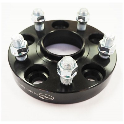 Wheel adapter  Chrysler, Dodge 5x115 | 25mm | 71.5/60.1 | Black edition | 14x1.5