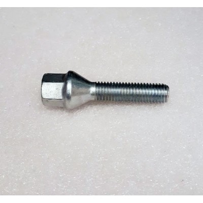 Wheel bolt M12x1.75x40 Conical H17 Silver