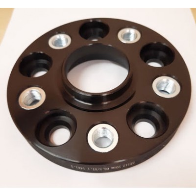 PCD change adapter from 5x112(auto, only MB front axle) - to 5x120(wheel) | 20mm | 66.56/72.6 | Black edition | 14x1.5