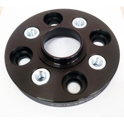 PCD keitimo adapteris iš 4x108(auto) į 4x100(ratlankis) | 20mm | 65.1/57.1 | Black serija | 12x1.25