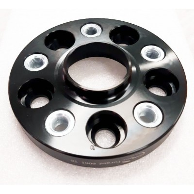 PCD keitimo adapteris iš 5x110(auto) į 5x114.3(ratlankis) | 20mm | 65.1/60.1 | Black serija | 12x1.5