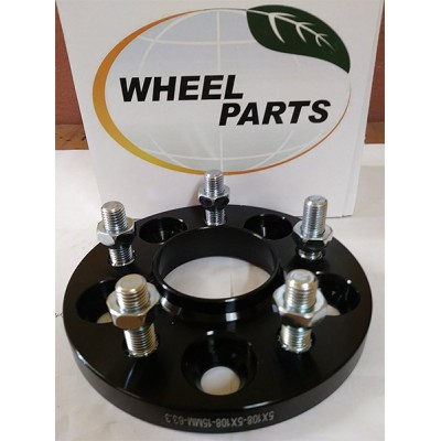 Wheel adapter  Ford, Volvo 5x108 | 15mm | 63.4 | Black edition | 12x1.5