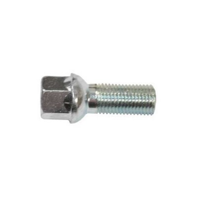 Wheel bolt M14x1.5x28 Ball seat H17 Silver R13