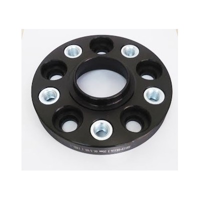 PCD change adapter from 5x112(auto) - to 5x114.3(wheel) | 20mm | 66.5/60.1 | Black edition | 14x1.5