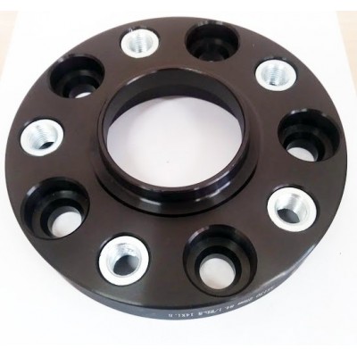 Wheel adapter  MB G, Touareg, Q7 5x130 | 25mm | 84.1/71.5 | Black edition
