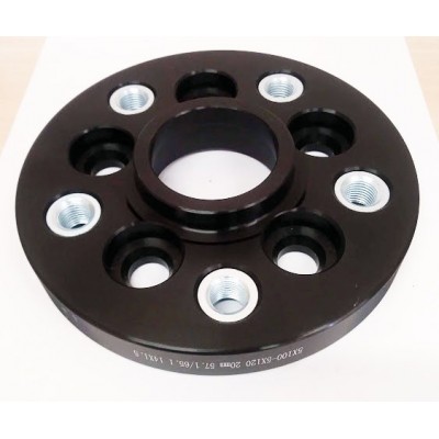 PCD change adapter from 5x100(auto) - to 5x120(wheel) | 20mm | 57.1/65.1 | Black edition
