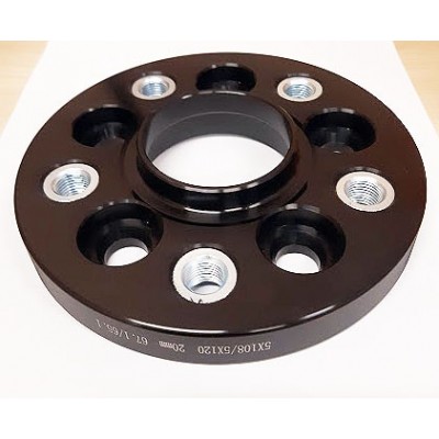 PCD keitimo adapteris iš 5x108(auto) į 5x120(ratlankis) | 20mm | 67.1/65.1 | Black serija
