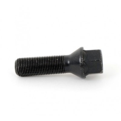 Wheel bolt M12x1.25x45 Conical H17 Black