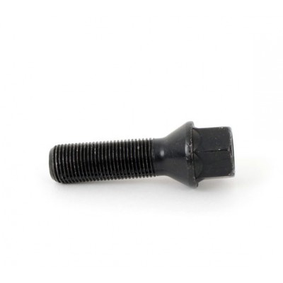 Wheel bolt M12x1.25x38 Conical H17 Black