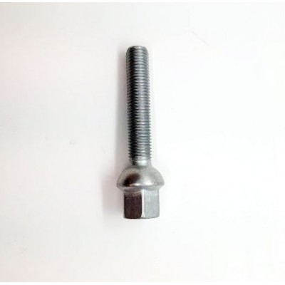 Wheel bolt M12x1.5x55 Ball seat H17 Silver R12