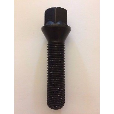 Wheel bolt M12x1.5x55 Conical H17 Black