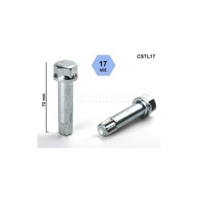 Wheel star key  H17 Silver