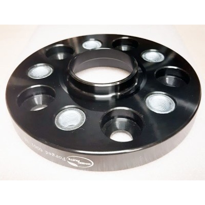 PCD change adapter from 5x120(auto) - to 5x112(wheel) | 20mm | 74.1/66.6 | 14x1.5 | Black edition